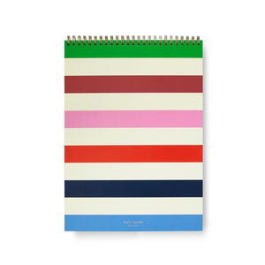 Adventure Stripe Top Spiral Notebook