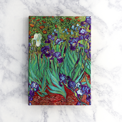 Van Gogh’s Irises Unlined Midi Hardcover Journal