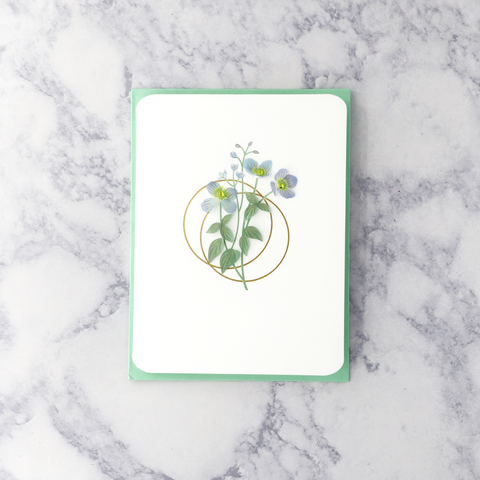 Vellum Flowers Mother's Day Card