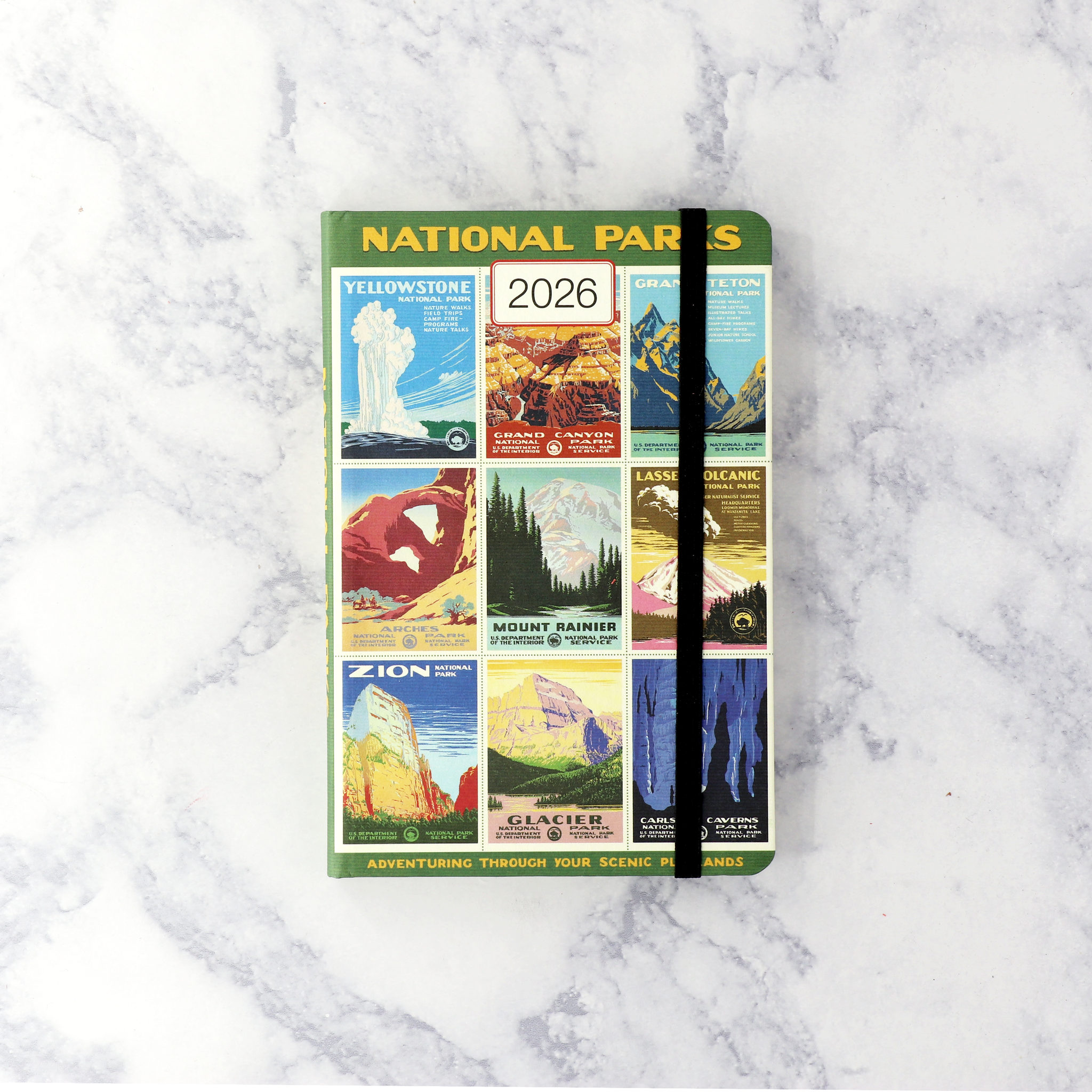 Vintage National Parks 2026 Weekly Planner