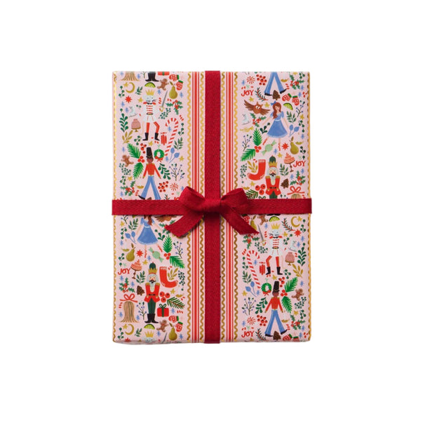 Holly Jolly Nutcracker Christmas Roll Wrap