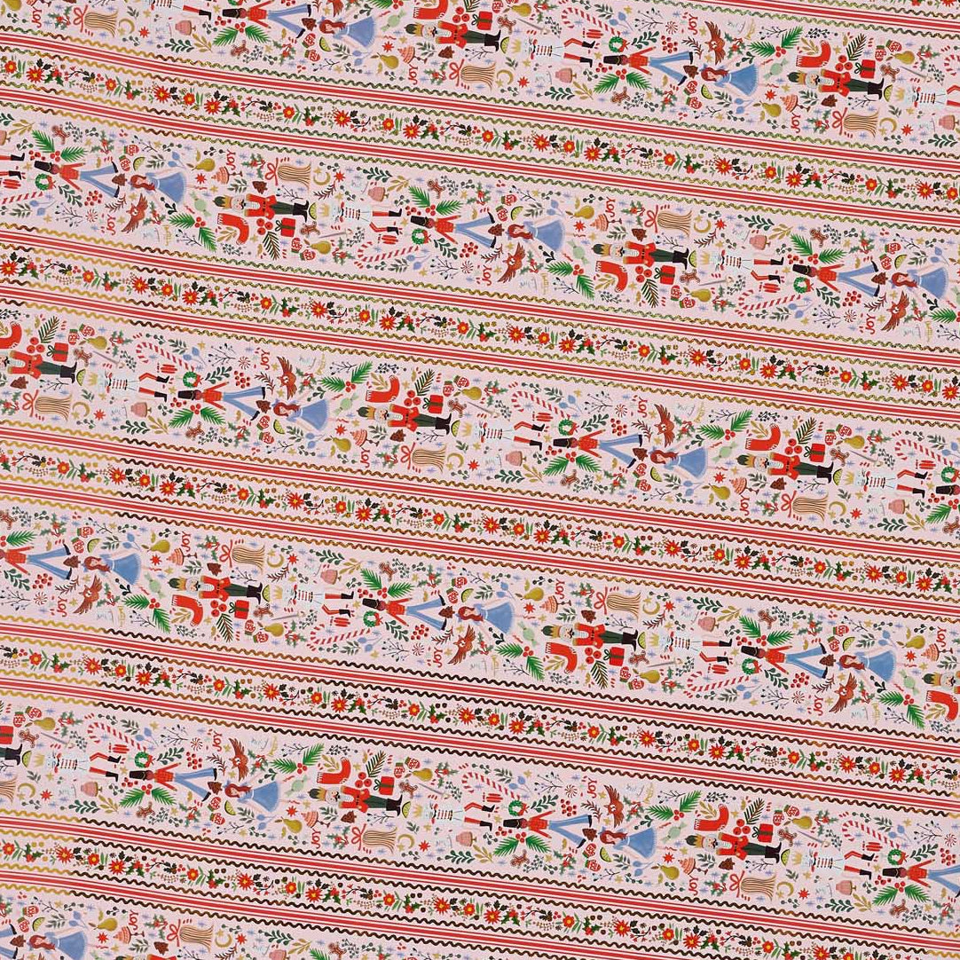 Holly Jolly Nutcracker Christmas Roll Wrap