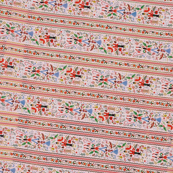 Holly Jolly Nutcracker Christmas Roll Wrap