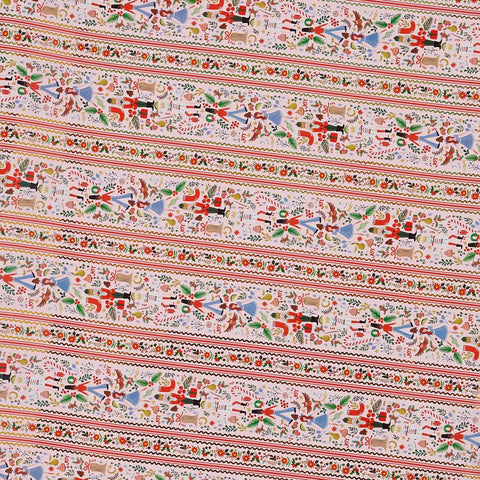 Holly Jolly Nutcracker Christmas Roll Wrap