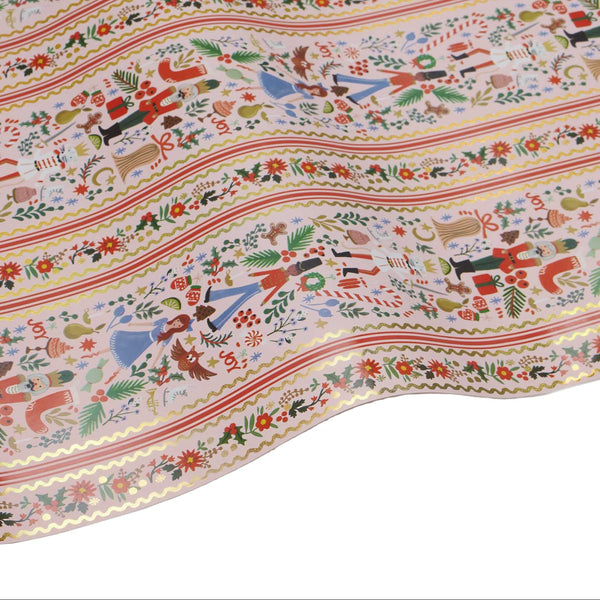 Holly Jolly Nutcracker Christmas Roll Wrap