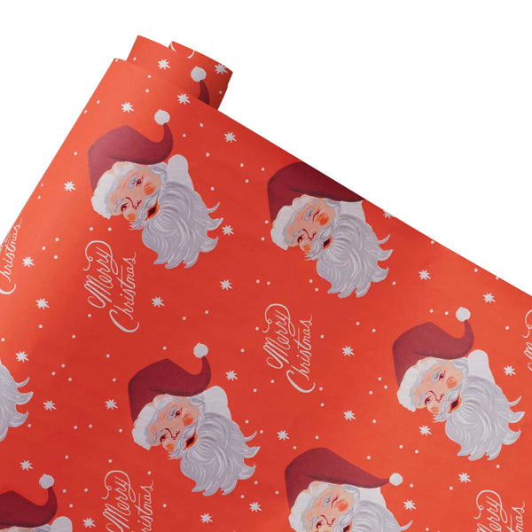 Santa Christmas Flat Wrap