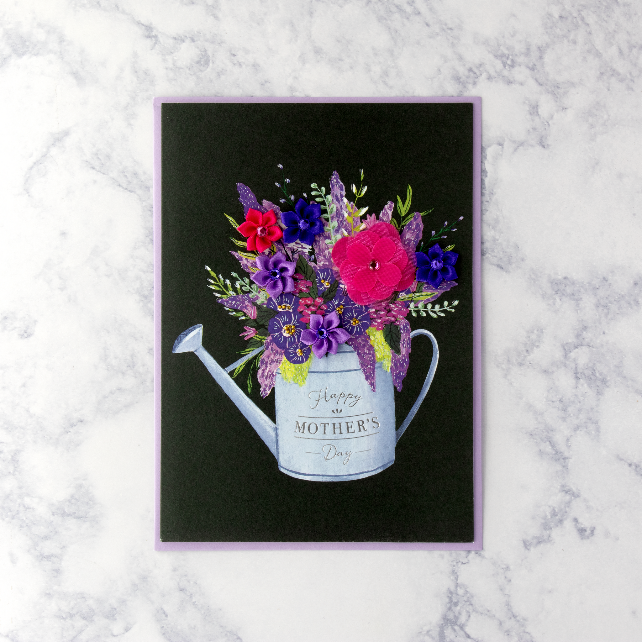 Watering Can With Flowers Mother's Day Card