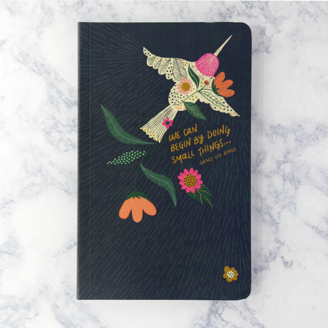 "We Can Begin..." Hummingbird Bound Notebook