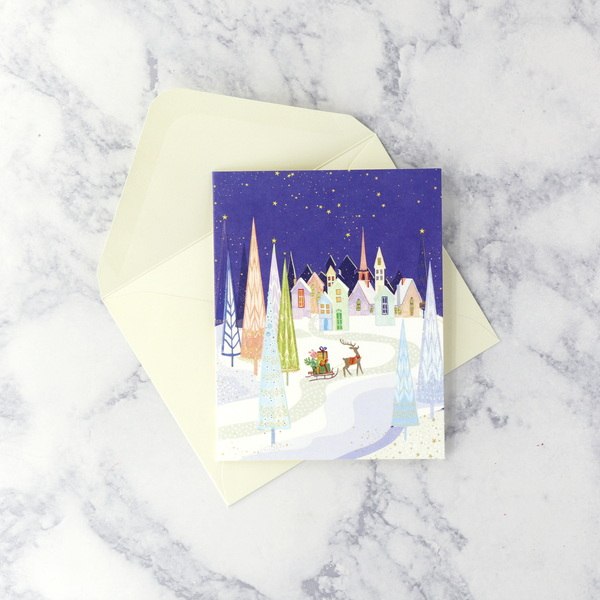 Whimsy Church Holiday Boxed Cards (Set of 20)
