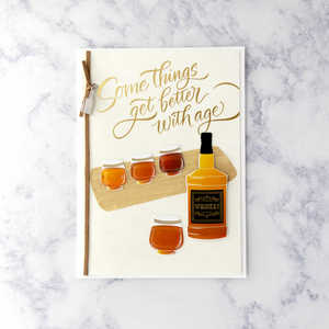 Whiskey Flight Birthday Card