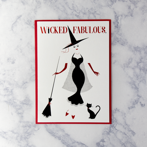 "Wicked Fabulous" Halloween Card