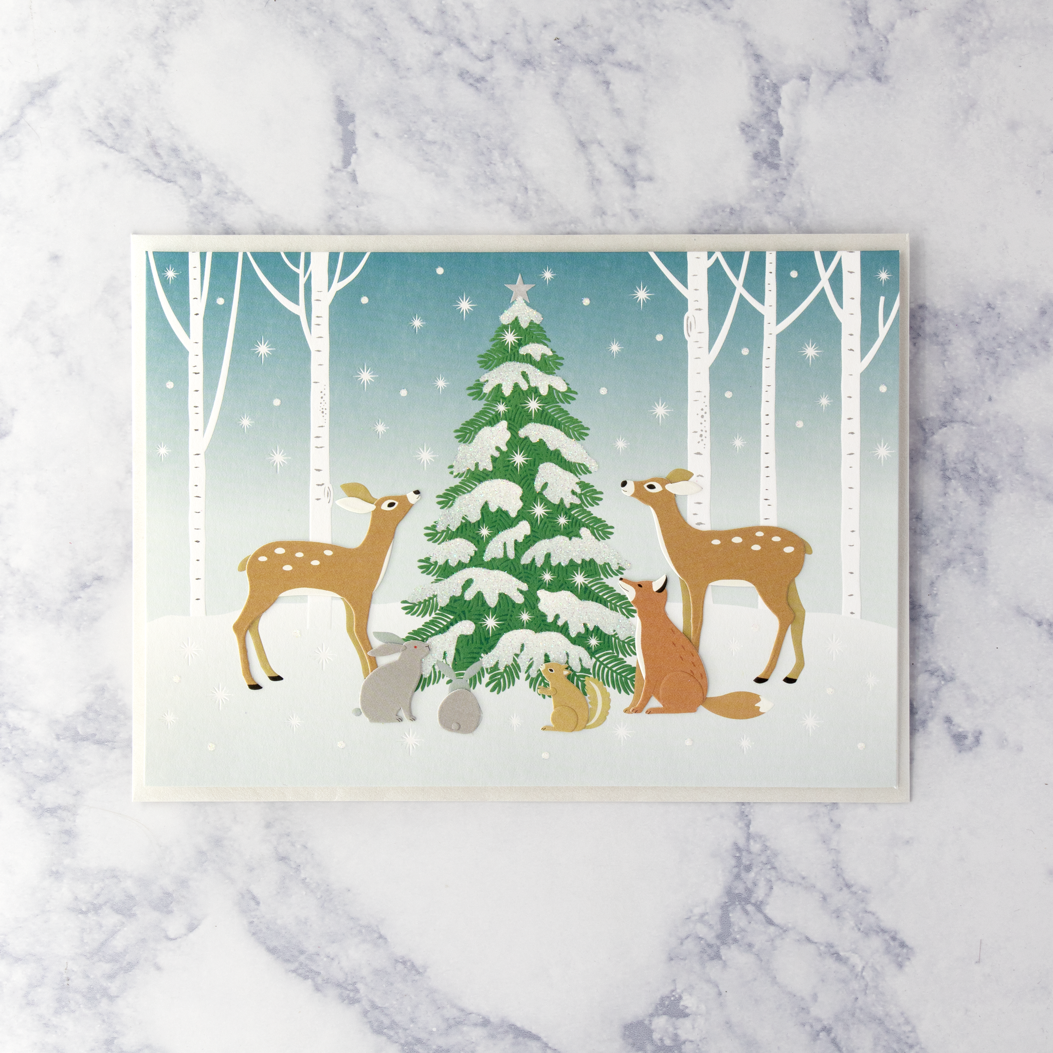 Woodland Scene Holiday Card