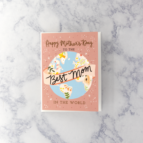 "World's Best Mom" Mother's Day Card