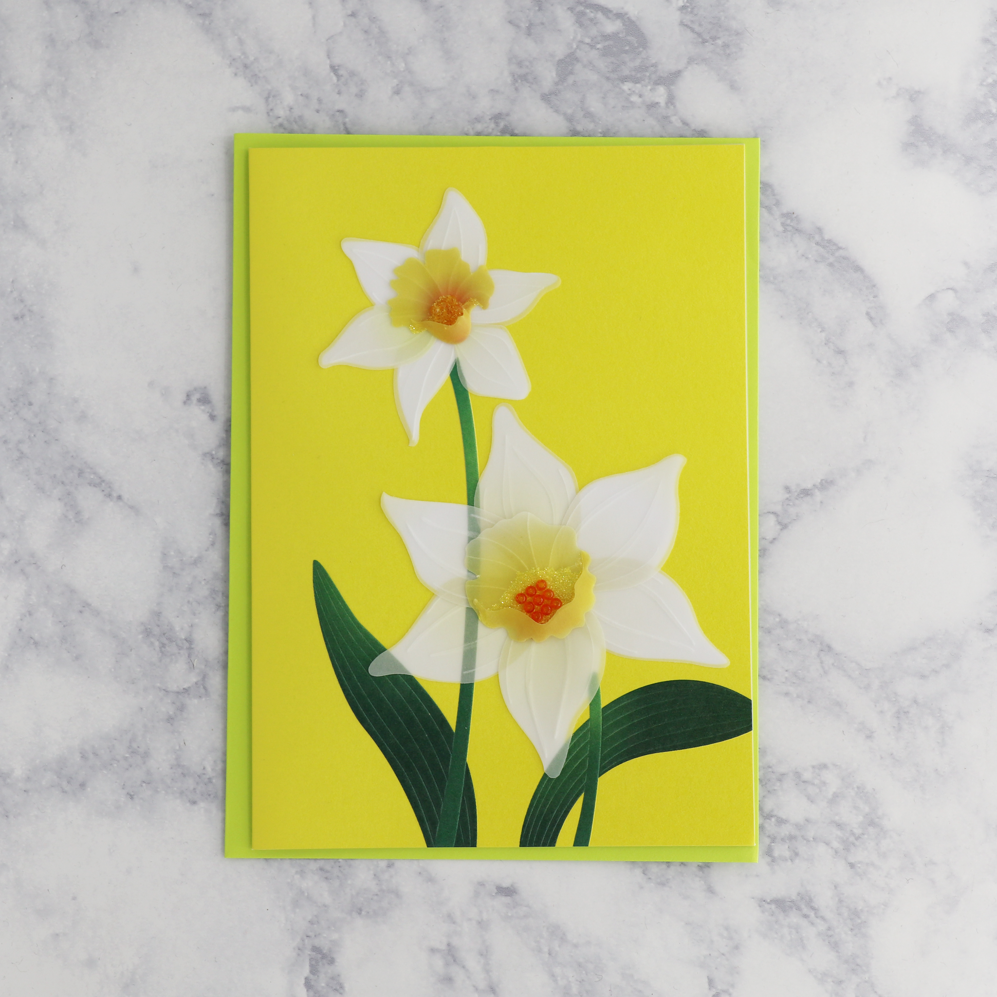 Yellow Daffodils Blank Card