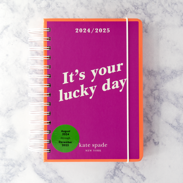 "Your Lucky Day" 17 Month Medium Agenda Planner