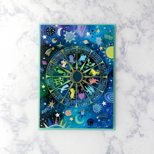 Zodiac Wheel Birthday Card