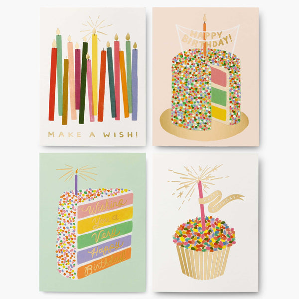 Colorful Candles Birthday Boxed Notes (Set of 8)