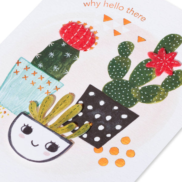 Happy Cacti Blank Card