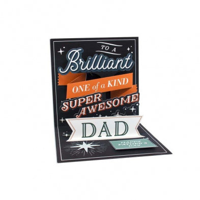Pop-Up Awesome Dad Father's Day Card