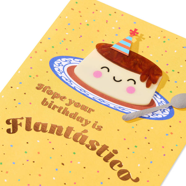 Flantastico "Sweet Moment" Spanish Birthday Card