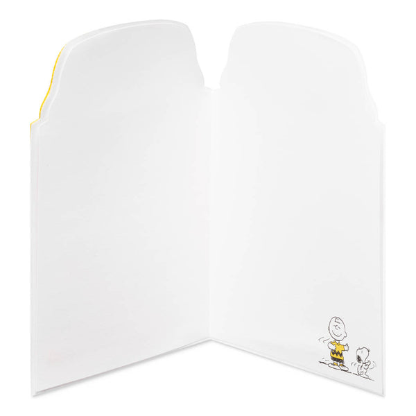 Die-Cut Peanuts Sweatshirt Blank Card