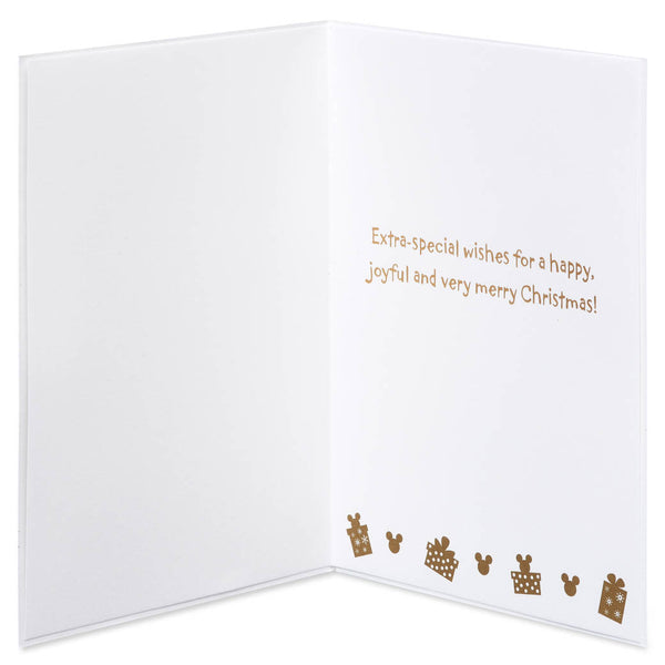 Mickey With Presents Christmas Card
