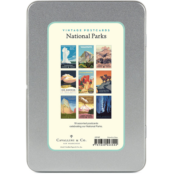 Vintage National Parks Postcards (Set of 18)