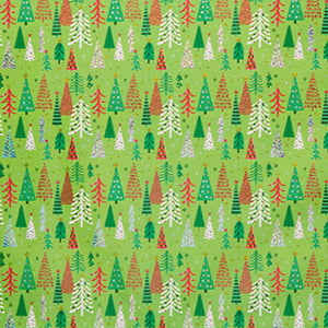 Modern Trees Christmas Roll Wrap