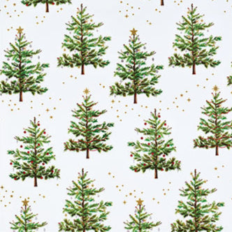 Decorative Trees Christmas Roll Wrap