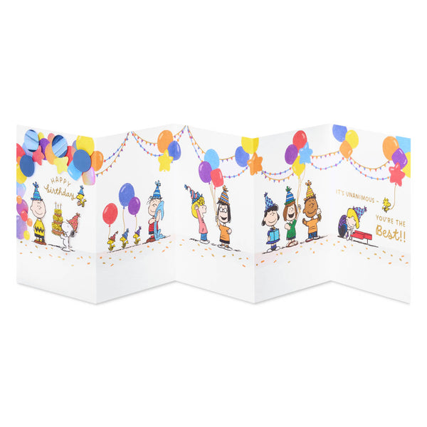 Snoopy Parade Birthday Card