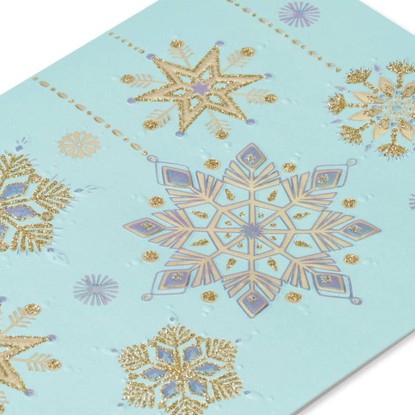 Hanging Snowflakes Holiday Boxed Cards (Set of 12)