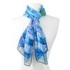 Monet Waterlilies Sheer Scarf