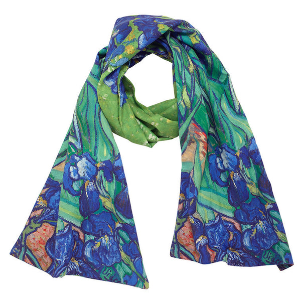 Van Gogh Irises Suede Scarf
