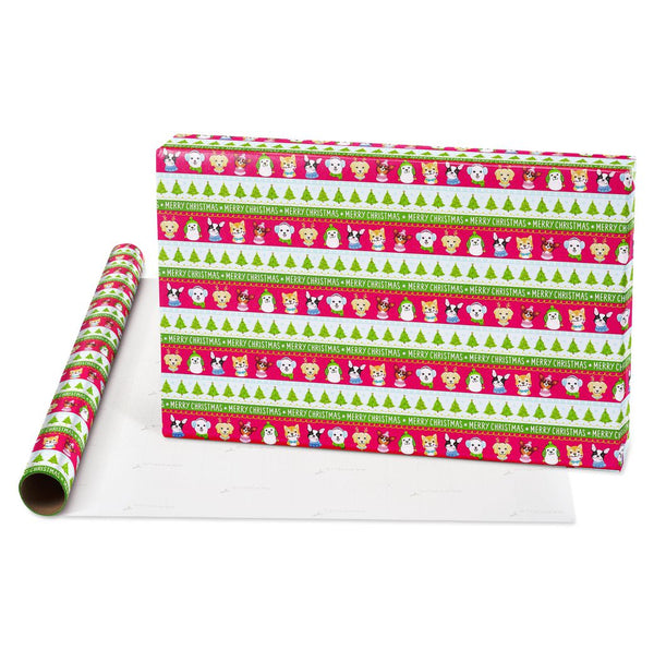 Festive Friends Christmas Roll Wrap