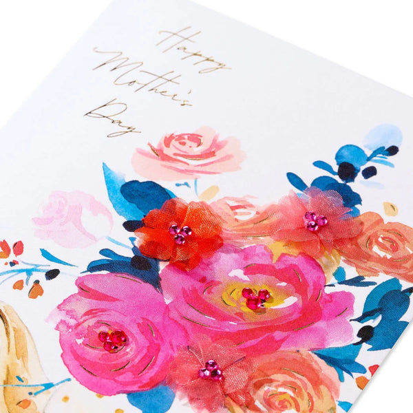 Floral Teapot Mother's Day Card