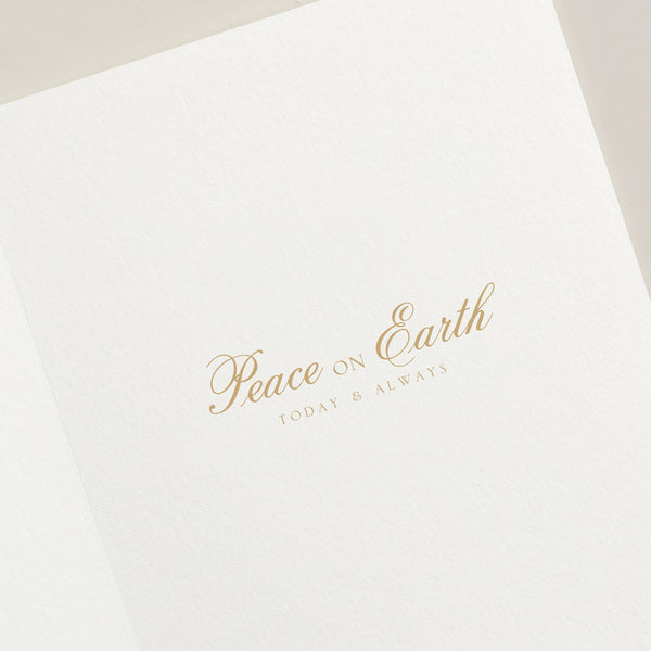 Hand Engraved Elegant Bells Holiday Boxed Cards (Set of 10)
