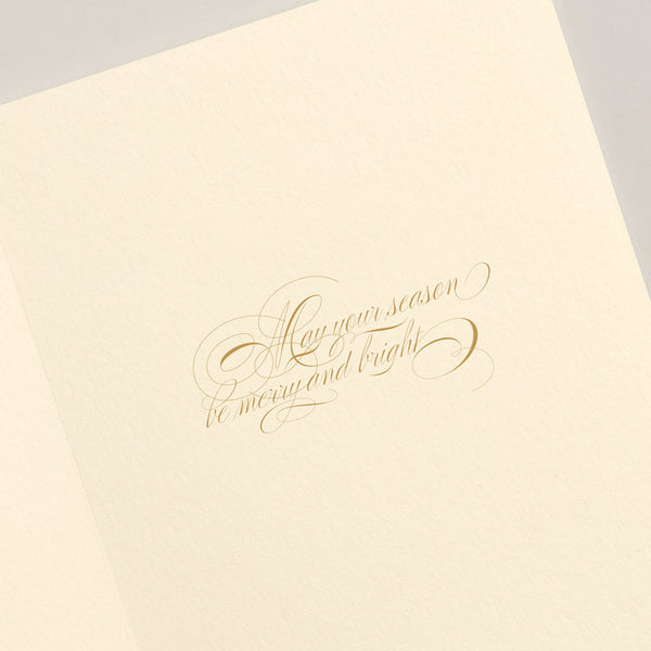 Hand Engraved Four Season Apple Tree Christmas Boxed Notes (Set of 10)