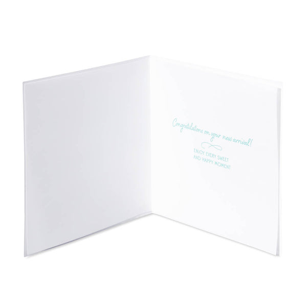 Sea Life Girl New Baby Card