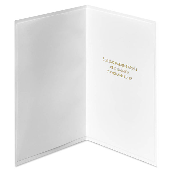 Handmade "Warmest Wishes" Quilling Holiday Card