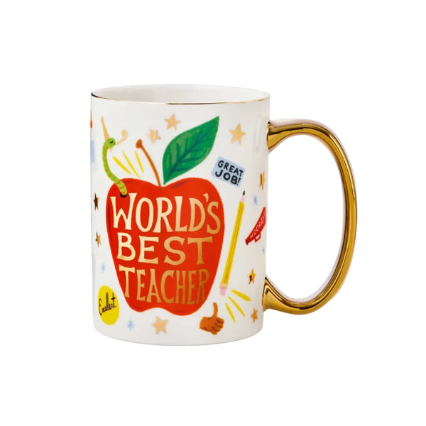 World's Best Teacher Porcelain Mug