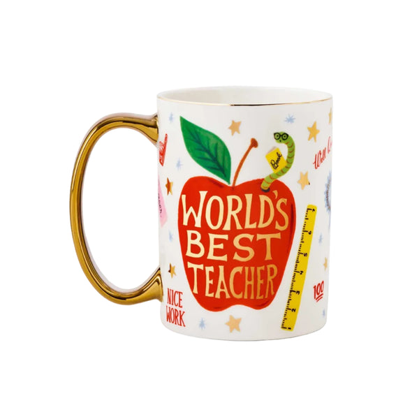 World's Best Teacher Porcelain Mug