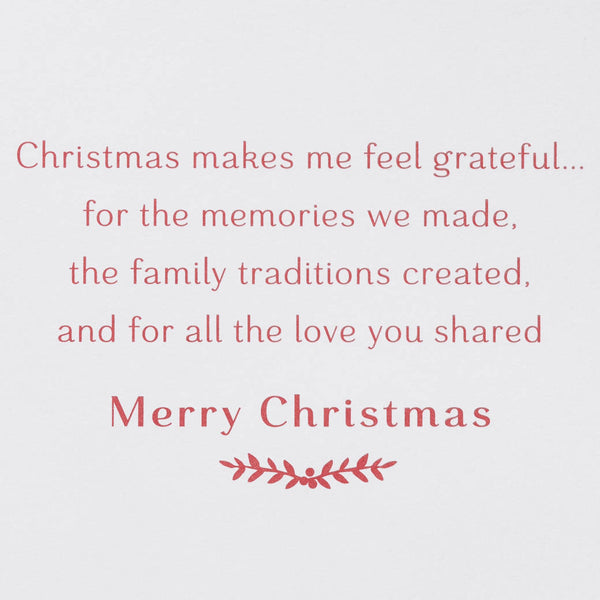 Embroidered Stocking Christmas Card (Mom)