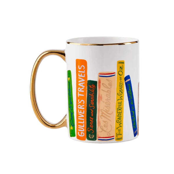 Illustrated Book Club Porcelain Mug