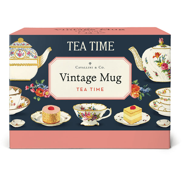 Vintage Tea Time Ceramic Mug