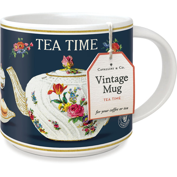 Vintage Tea Time Ceramic Mug