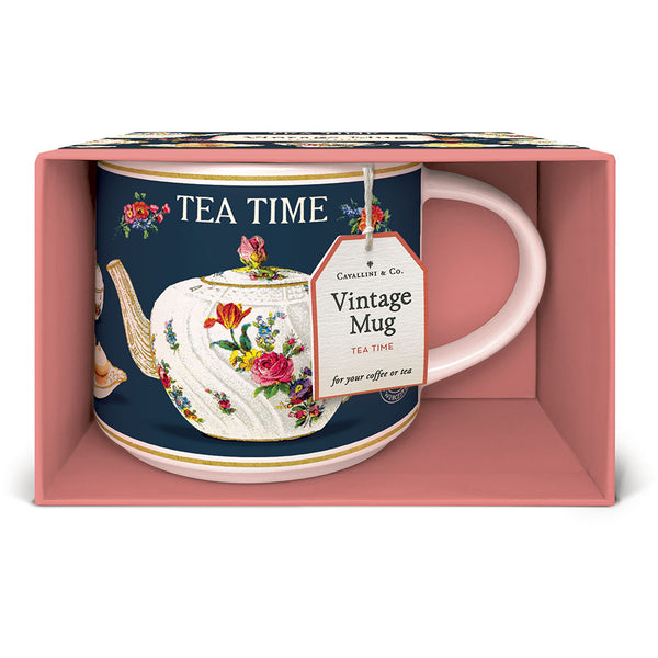 Vintage Tea Time Ceramic Mug