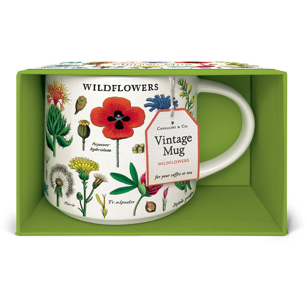 Vintage Panna Wildflowers Ceramic Mug
