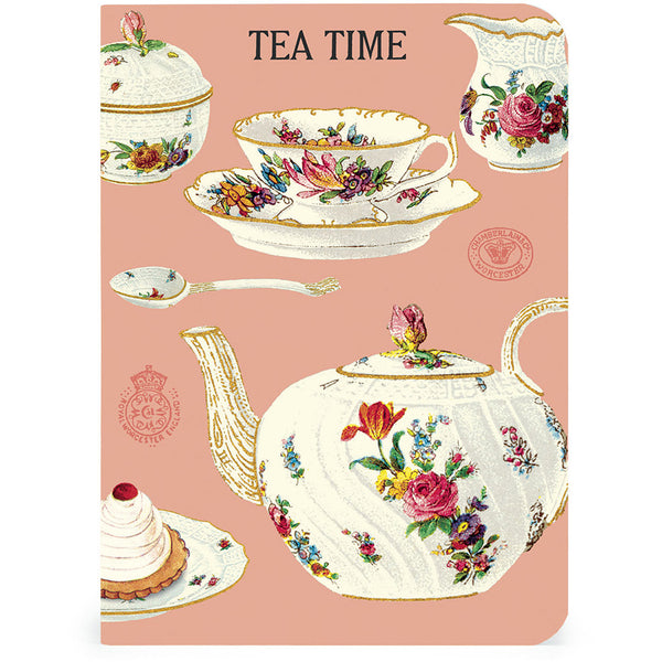 Vintage Tea Time Notebook (Set of 3)