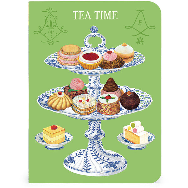 Vintage Tea Time Notebook (Set of 3)