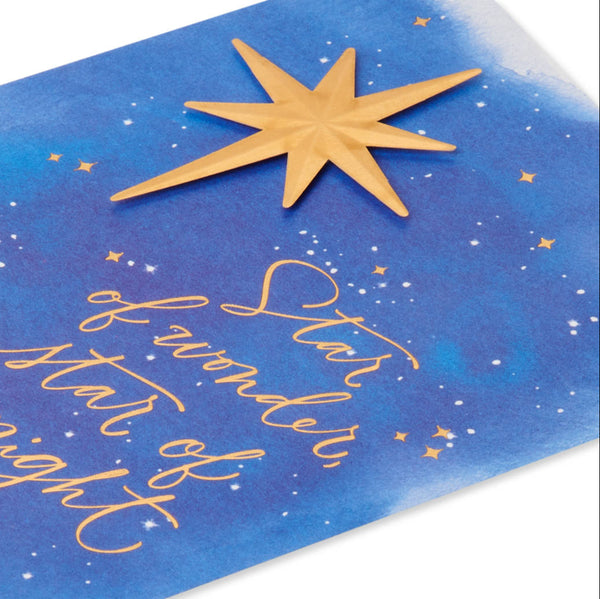 Blessings Star Christmas Card
